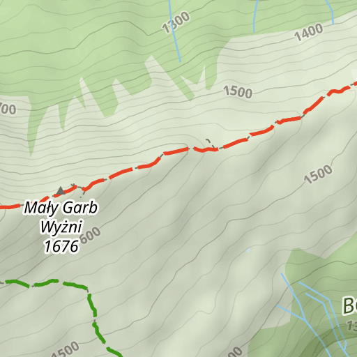 Babia Gora Mapa Polski / Babia Gora Trails / Najwyższym szczytem babiej